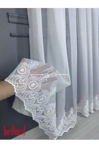 Tül Perde Brillant Marka Tt Zemin Etek İşleme Amazon Desen Çok Renkli