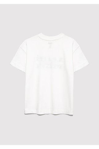 Mavi Logo Baskılı Ekru Erkek Çocuk T-shirt M6610397-70057 Ekru