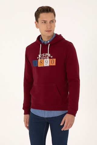 U.s. Polo Assn. Erkek Bordo Sweatshirt 50316364-vr014 Bordo