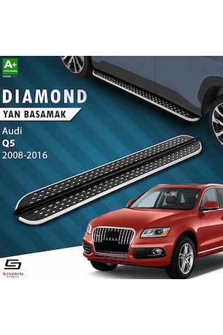 S-dizayn Audi Q5 Diamond Krom Yan Basamak 183 Cm 2008-2016