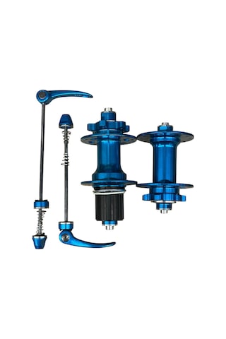 Forte Gt Xbyc 680 Bisiklet Hub Sesli Ön Arka Kaset Göbek Seti 32 Delik 6 Vida Qr Mandal Mavi