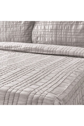 Evidea Soft Elit Çift Kişilik Yatak Örtüsü Seti - Gri - 200x230 Cm Gri