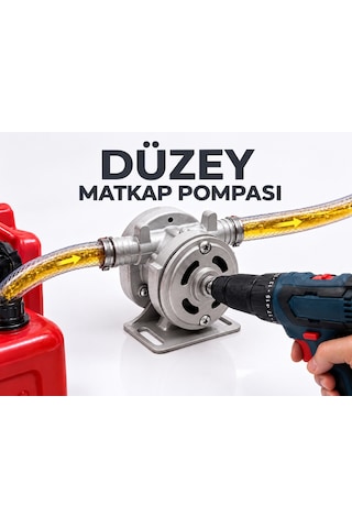 Düzey Matkap Pompası Preimum Alüminyum Gövde-mazot Aktarma