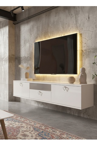Resital Tv Ünitesi S1834-1 Beyaz Beyaz