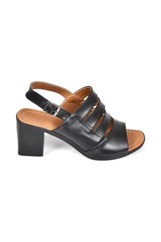 Papuçcity Frzn 02581 6 Cm Topuklu Kadın Sandalet Ayakkabı 001