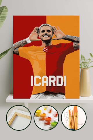 Sayılarla Boyama Tuval Seti 40x50 Cm - Icardi
