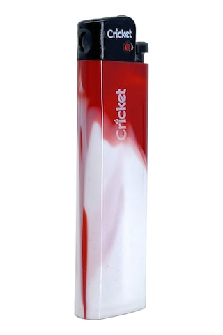 Cricket Taraftar Çakmak Orijnal Boy Taşlı 5'li Set Taraftar Çakmak - Kırmızı Beyaz Beyaz - Kırmızı