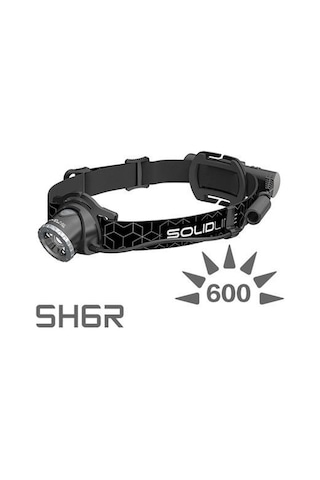 Solidline Sh6r Kafa Feneri Siyah