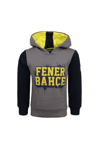 Fenerium Çocuk Kolej Nakışlı Fenerbahçe Sweat Grı