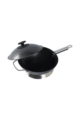 Aygaz Gurme Barbekü Wok Gri - Siyah
