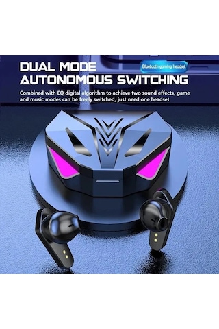 X15 Tws Kablosuz Bluetooth Kulaklık Led Ekran Gamer Mikrofonlu