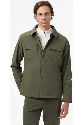 Nautica Erkek Yeşil Regular Fit Su Geçirmez Mont-11483 3gl-yeşil