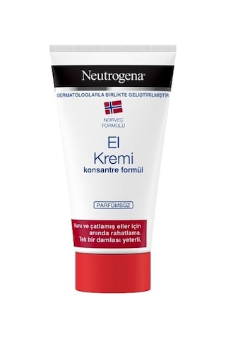 Neutrogena Parfümsüz El Kremi 75 ML + Dudak Nemlendirici