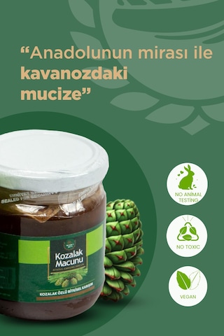 Kozalak Macunu Kozalak Özlü Bitkisel Karışımlı Macun 240g