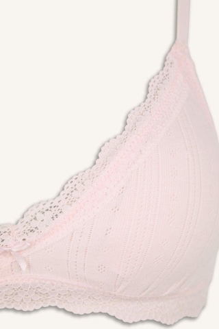 Defacto Dantel Detaylı Çıkarılabilir Kap Çıkarılabilir Pedli Balensiz Açık Pembe Bralet G7762ax26sppn648 Pembe-pn648