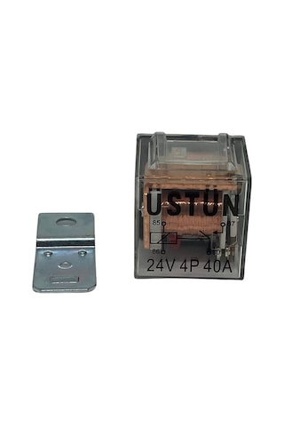 Mini Röle Şeffaf 24v 4p 40a 87a 4 Terminalli Uyumlu