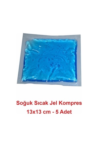 Soğuk Sıcak Jel Kompres Termojel 13 x 13 CM 5 Adet