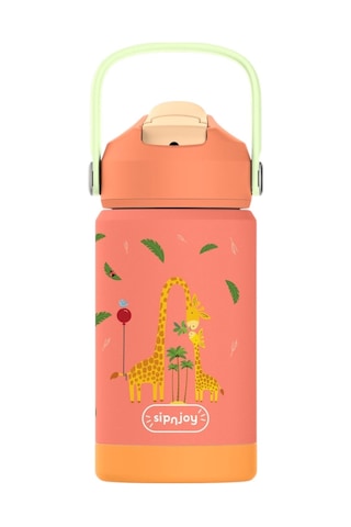 Sipnjoy - Flipsip Çocuk Su Termosu 360 Ml - Giggle Giraffe