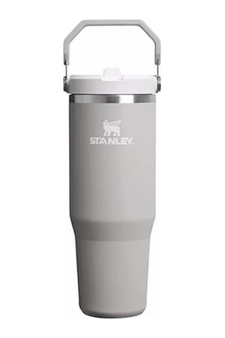 Stanley The Iceflow Flip Straw Pipetli Termos Bardak 0.89 Lt Matara Gri