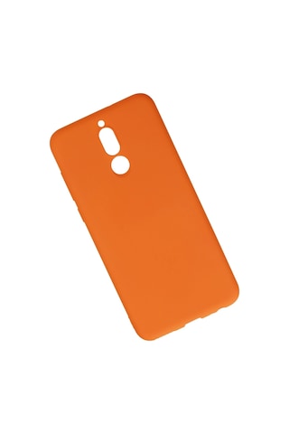 Newface Huawei Mate 10 Lite Kılıf Nano İçi Kadife Silikon Semeglbl - 86 - Turuncu