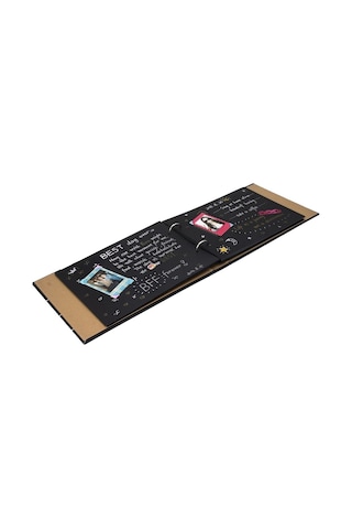 Klaket Tasarımlı 20 x 27 CM 50 Sayfa Anı Defteri ve Fotoğraf Albümü