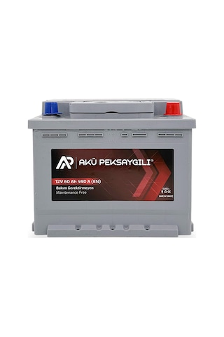 Akü Peksaygılı 12V 60 Ah Akü - Yeni Üretim
