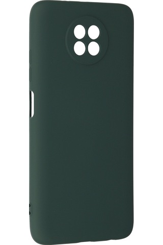 Cosmotex Newface Xiaomi Redmi Note 9 5g Kılıf Nano İçi Kadife Silikon - Koyu Yeşil