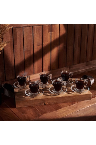 Paşabahçe 95753 Casablanca Türk Kahvesi - Espresso Fincan Takımı