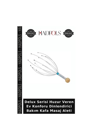 Delux Serisi Huzur Veren Ev Konforu Dinlendirici Bakım Kafa Masaj Aleti Çok Renkli