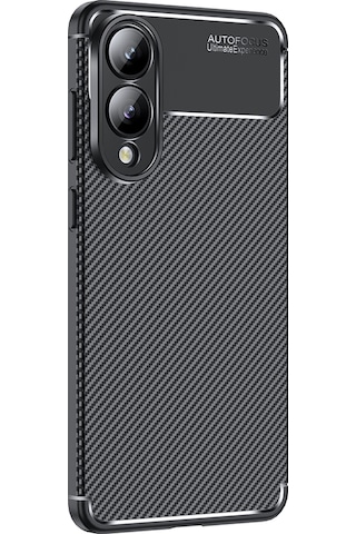 Samsung Galaxy Uyumlu S25 Edge Kılıf Zore Negro Silikon Kapak Siyah