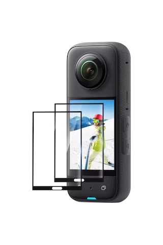 Insta 360 X3 Uyumlu Ekran Koruyucu Film Şeffaf