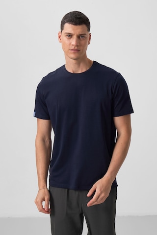 Tommylife Tommy Life Lacivert Erkek Basic Kısa Kol Standart Kalıp O Yaka T-shirt - 87911 Lacivert