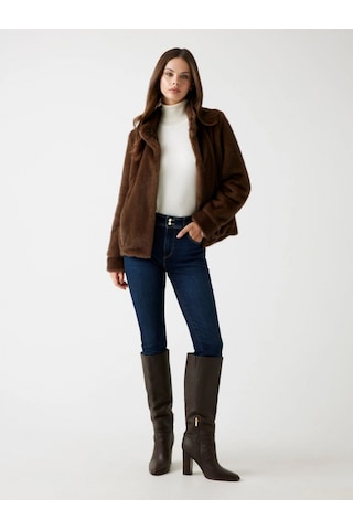 Guess Luna Kadın Kahverengi Kürk W5bl64w3920-f18s Kahverengi