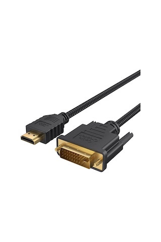 AoGo Dvi Hdmi Kablo Çift Yönlü DVI to HDMI 24+1 Dvi Erkek Hdmi Erkek 1.5 M