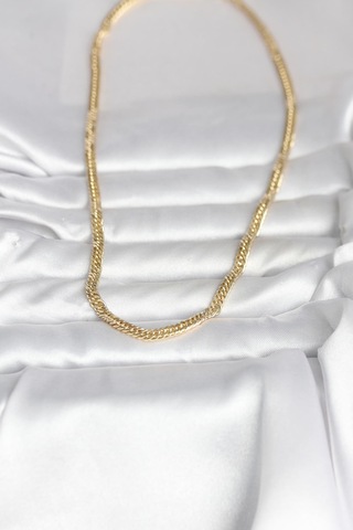 Cm 14k Gold Renk Zincir Model 45 Cm Kadın Kolye - Lisinya altın