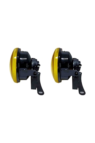 Sis Farı Seti Üniversal 90mm Sarı 2 Adet + H3 Ampül
