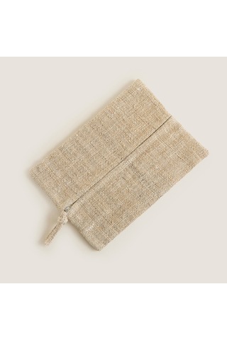 Chakra Hiyali Dikdörtgen Çok Amaçlı Çanta 19x25cm Natural