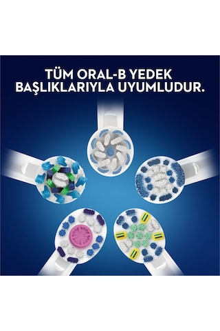 Oral-B Vitality D150 Cross Action Elektrikli Diş Fırçası + Siyah 2'li Yedek Başlık