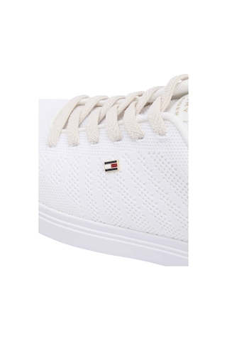 Tommy Hilfiger Kadın Marka Logolu Günlük Kullanıma Uygun Ekru Sneaker Fw0fw09289 0lh