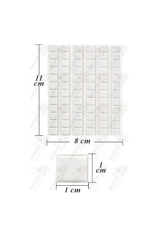 Hamur Yapıştırıcı Tack-it 50gr 2 Paket Silka 65 Parça Macun Sakız Yapıştırıcı Takıt Çerçeve Afiş Duvar