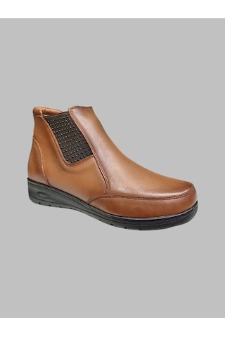 Castle Black Cb-42757 Kadın Deri Comfort Bot Taba