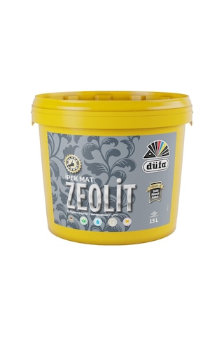 Düfa Zeolit İpek Mat İç Cephe Duvar Boyası 3096 Puslu Gri 15 L