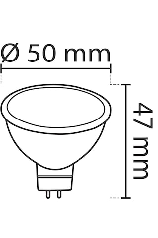 Noas 7 Watt Mr16 G5.3 Led Beyaz Işık Çanak Ampul 10 Adet
