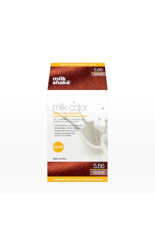 Milk Shake Milk Color Eko-kit Açık Kestane Yoğun Kızıl -5.66 Köp