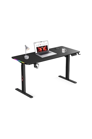 Xdrive Rüzgar Yükseklik Ayarlı Rgb Oyuncu & Çalışma Masası Siyah 140x60