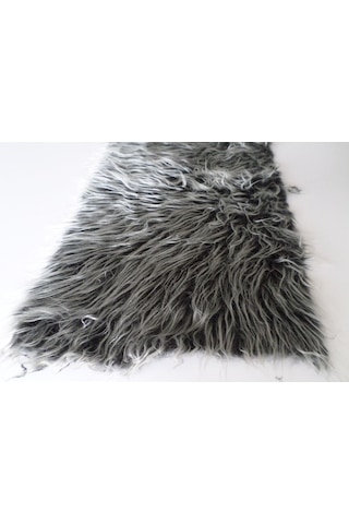 Araç Torpido Üstü Peluş Kumaş Siyah Beyaz 150X40 Cm