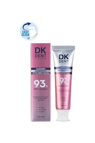 Dk Dent Maks Hassas Beyazlık Diş Macunu 75 Ml Diş Hassasiyeti