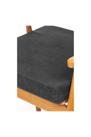 50x50x8cm Sandalye Minderi Dayanaklı Fermuarlı Yıkanabilir Kumaş Bahçe-balkon Minderi 1adet Antrasit Mavi