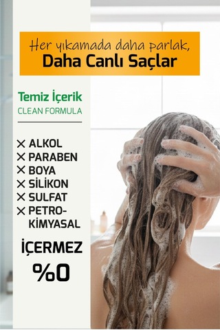 Milk Protein Kuru Ve Yıpranmış Saçlar İçin Amino Complex İçeren Saç Bakım Şampuanı 500ml Tüm Saçlar