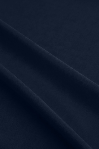 Gauze Fabric Design Kadife Dokulu Dertsiz Masa Örtüsü, Safir Koyu Lacivert